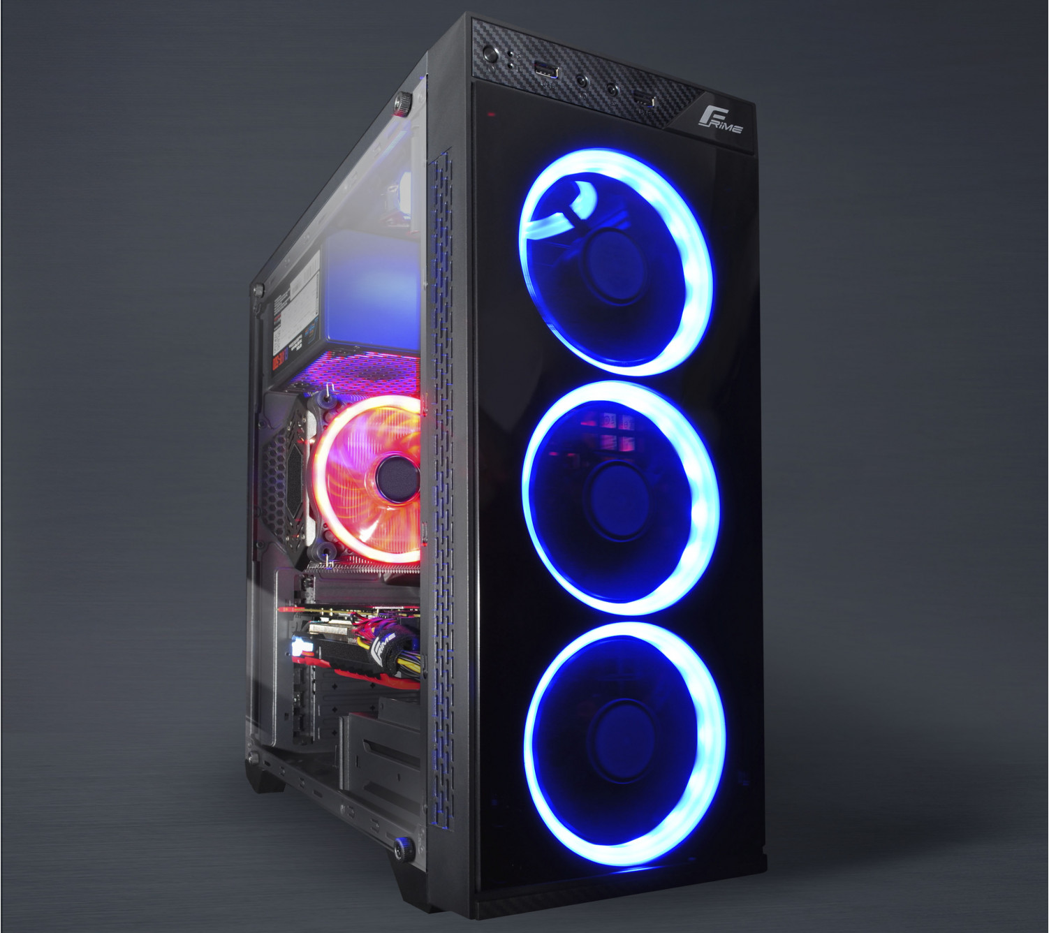 Корпус Frime SAKAAR Blue LED